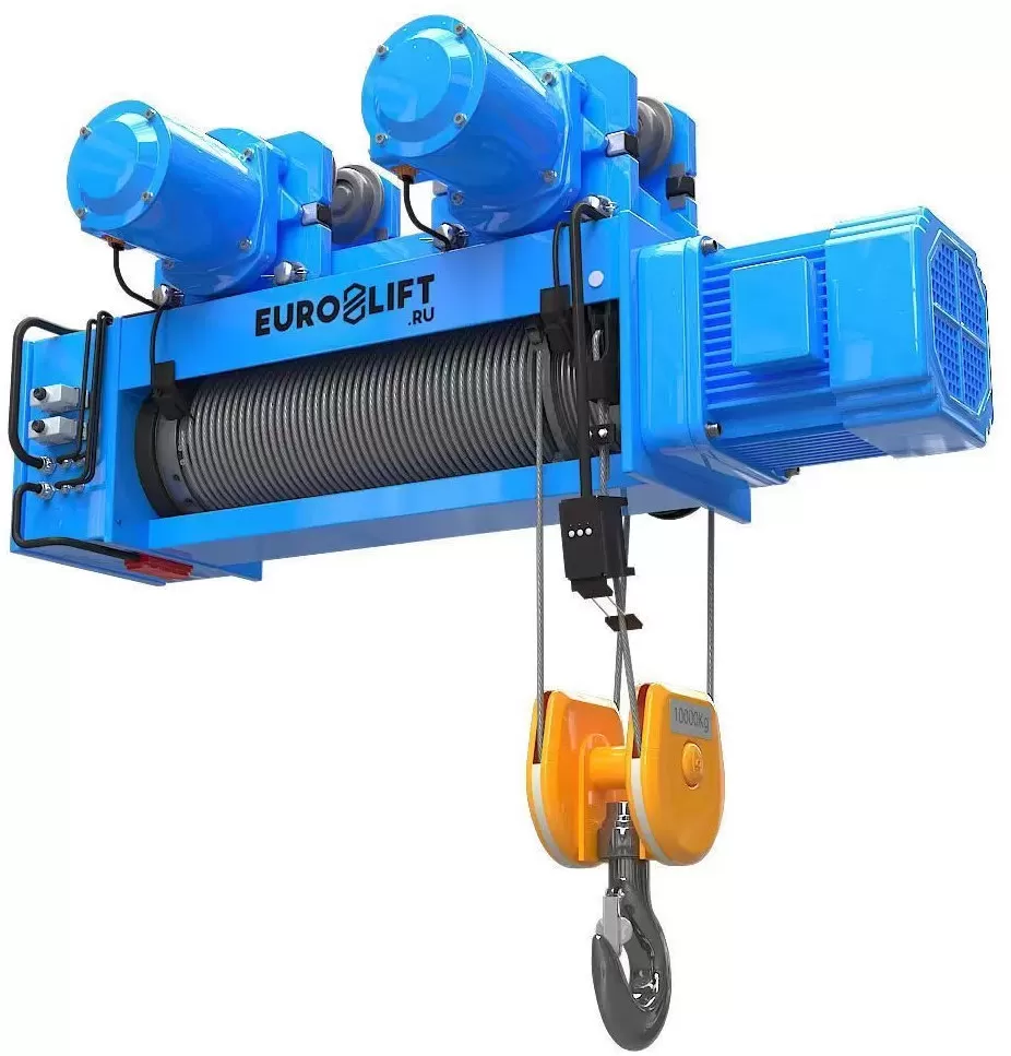 EURO-LIFT FOH 20 т 12 м Таль электрическая стационарная, канатная, (тепловая защита двигателя без пульта, без электрошкафа)